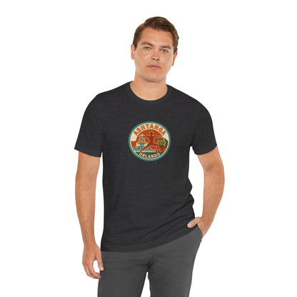 Ashtanga Orlando Yoga T-Shirt — Retro Orlando Studio Tee