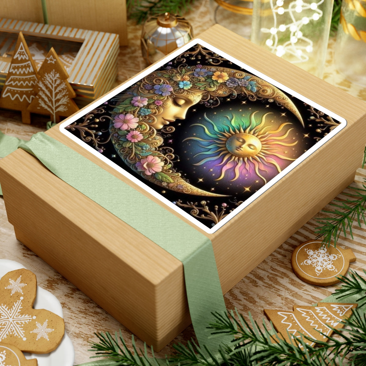 Unlock Your Inner Wisdom: Intuitive Moon Phase Stickers for Divine Connection