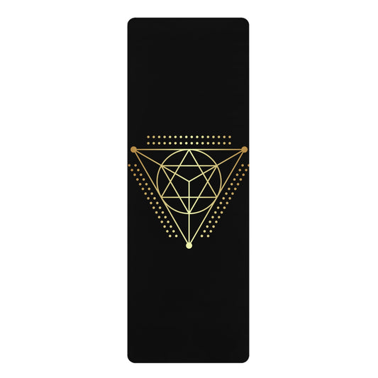 Sacred Flow: Yoga Mat with Geometric Design for Mindful Practice