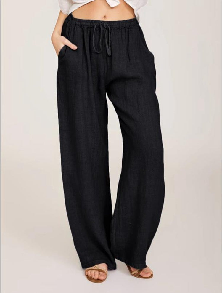 Popular Casual Women'S Yoga Pants With Cotton And Hemp