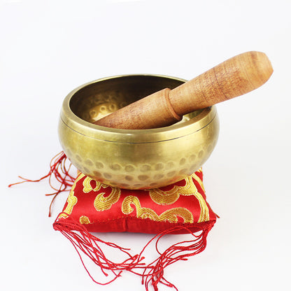 Hand-Hammered Nepali Singing Bowl for Meditation & Sound Therapy