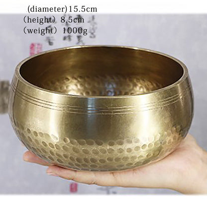 Hand-Hammered Nepali Singing Bowl for Meditation & Sound Therapy
