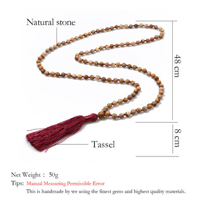 🧵 THE ARTISAN KNOT: Hand-Knotted Semi-Precious Mala