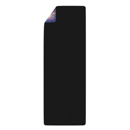 Peacock Galaxy Yoga Mat | Rubber Yoga Mat