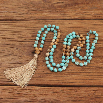 🧵 THE ARTISAN KNOT: Hand-Knotted Semi-Precious Mala