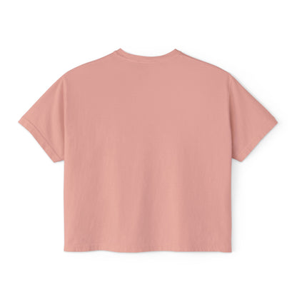Boxy Tee — Retro 'Kinsta Orlando' Surf & Skate Badge