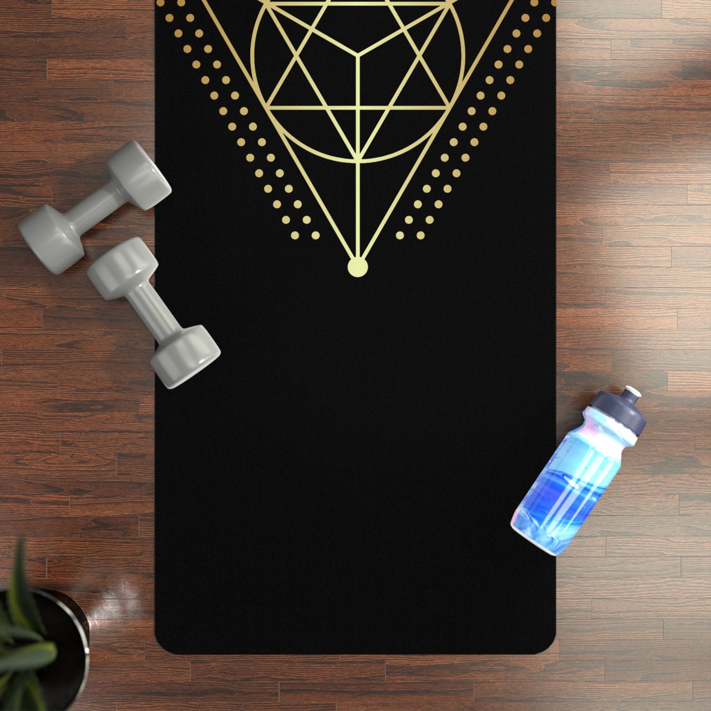 Sacred Flow: Yoga Mat with Geometric Design for Mindful Practice