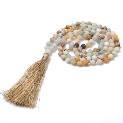 🧵 THE ARTISAN KNOT: Hand-Knotted Semi-Precious Mala