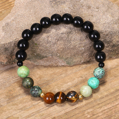 🧘🏽 Zen Harmony: 108-Bead Natural Stone Necklace & Bracelet Set