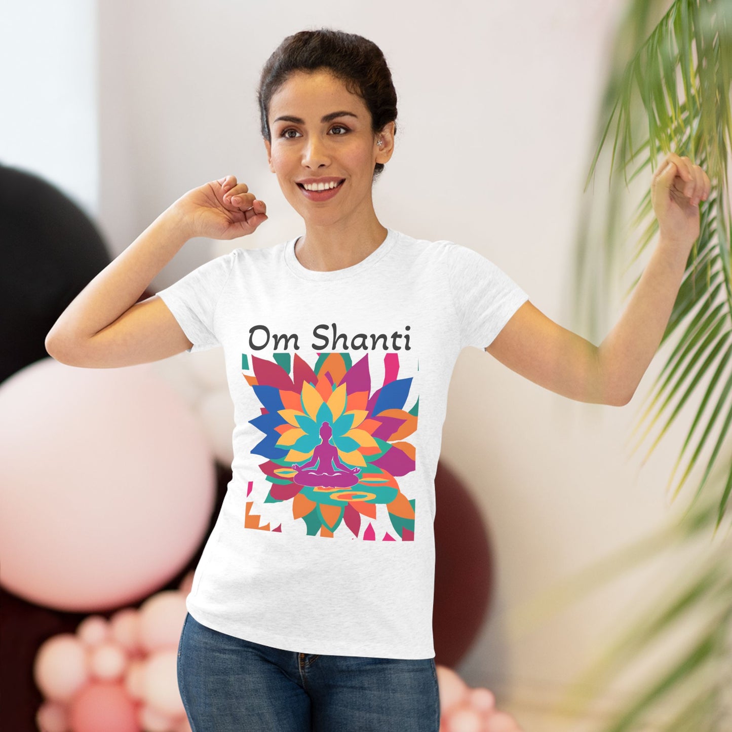 Shanti Yoga Triblend Tee: Cultivate Inner Peace & Mindful Style