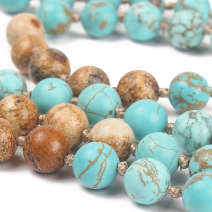 🧵 THE ARTISAN KNOT: Hand-Knotted Semi-Precious Mala