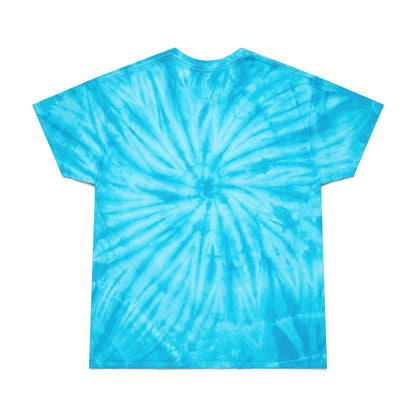Cyclone Tie-Dye Tee — Blue Skull Lightning Graphic Tee