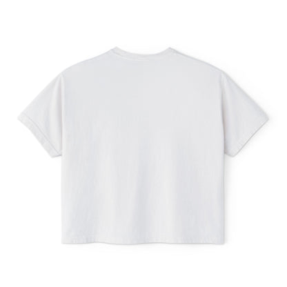 Boxy Tee — Retro 'Kinsta Orlando' Surf & Skate Badge