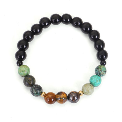 🧘🏽 Zen Harmony: 108-Bead Natural Stone Necklace & Bracelet Set