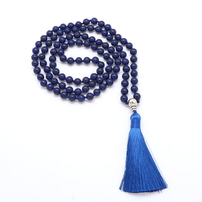 ✨ The Ritual: Blue Sandstone Mala