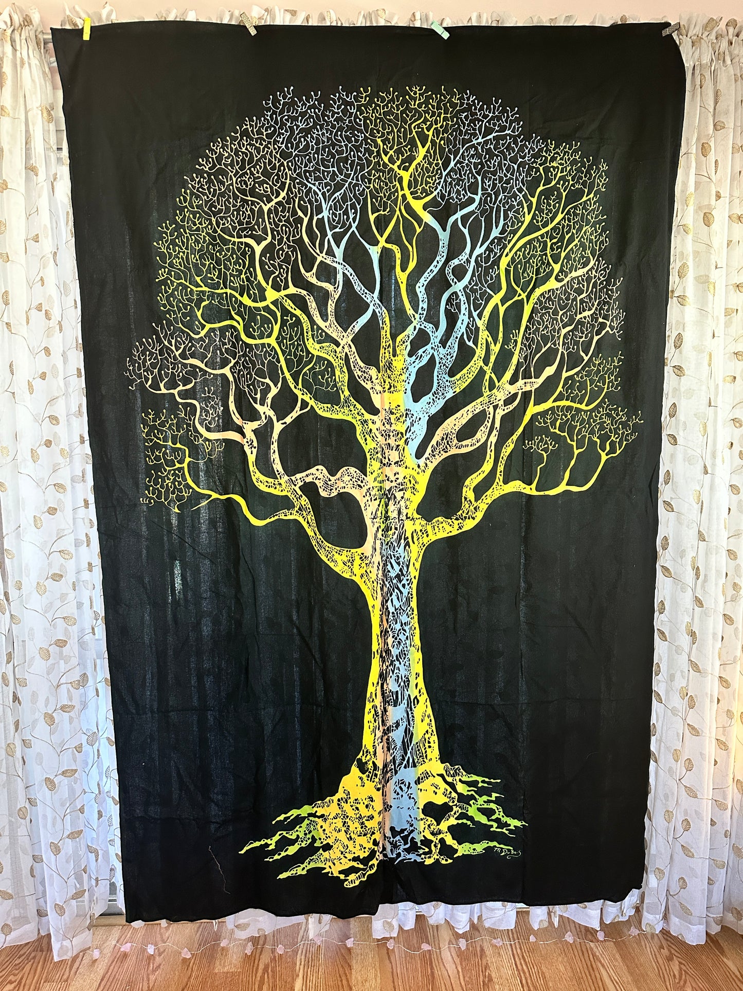 Tree of Life Artisan Tapestry — Unique Sacred Wall Art