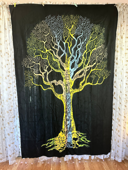 Tree of Life Artisan Tapestry — Unique Sacred Wall Art