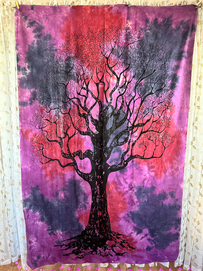 Tree of Life Artisan Tapestry — Unique Sacred Wall Art