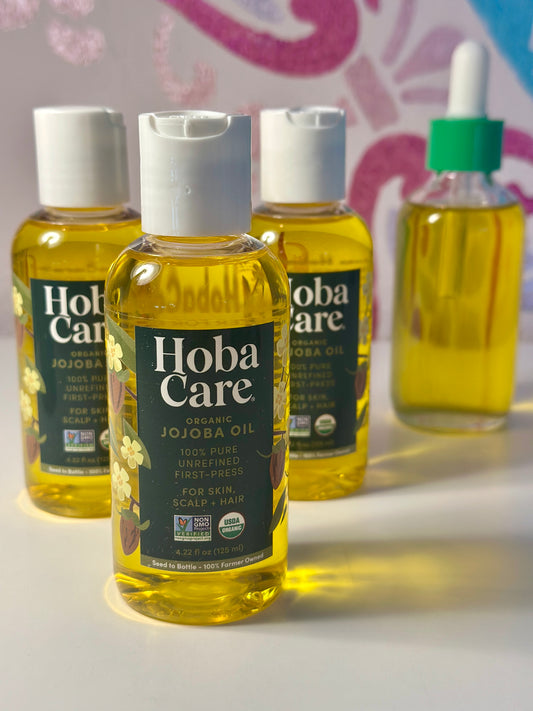 HobaCare® 100% Pure Unrefined Organic Jojoba Oil