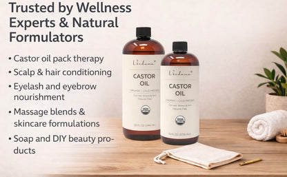Verdana Organic Cold-Pressed Castor Oil (16 oz)