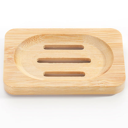 Household Creative Retro Wood Charcoal Soap Dish