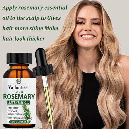 Rosemary Hair Growth Oil 60ml - Clinical-Grade Scalp Treatment